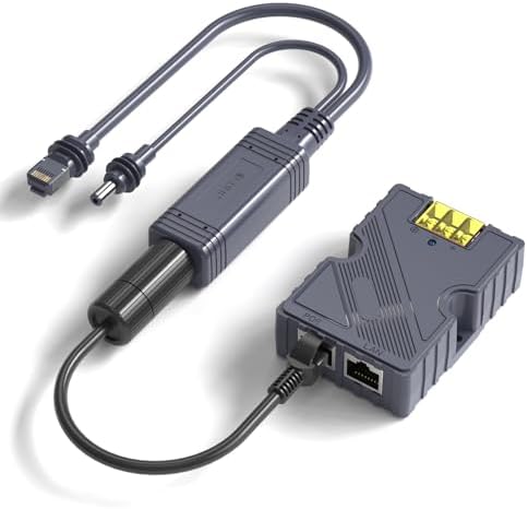 SURVADV 150 Watt step up DC power adapter showing the power input terminals and status indicator lights