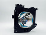 Close up view of the premium glass lens element on the television replacement assembly.