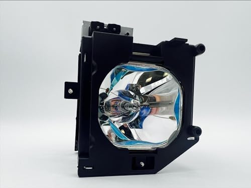 Close up view of the premium glass lens element on the television replacement assembly.