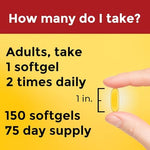 Nature Made gluten free omega 3 6 9 softgels secure safety cap and bottle base