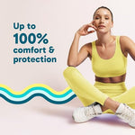 o.b. fragrance-free digital tampons with fluid-lock grooves technology