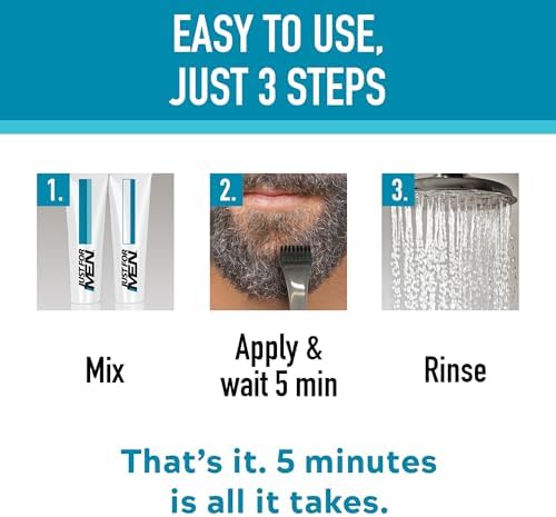 Just For Men beard color gel application tray and tools