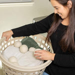 Chemical free hypoallergenic fabric softener alternative for sensitive skin.