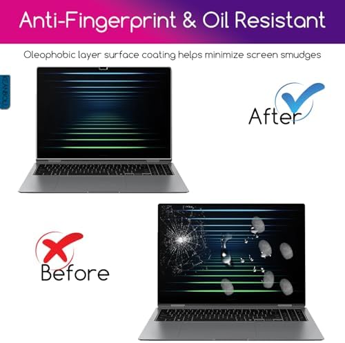 Close up of 9H hardness tempered glass screen protector surface