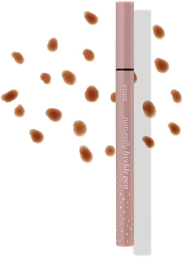 ETUDE Naturally Freckle Pen (medium brown), Natural Looking Faux Freckles, Waterproof, Easy Control Sponge Tip, Multi use for Brow Hair Strokes and Lip Liner (0.5g) - Image 10