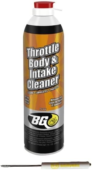 Smilyeez BG Throttle Body And Intake Cleaner Spray Can front view showing the PN 406 label for automotive air induction maintenance.