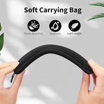 Fintie neoprene carrying bag showing high quality durable zipper closure detail