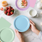 Oigco Modern Style Pastel Paper Plates For Wedding