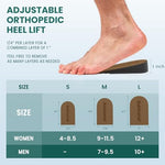 Full set of Bukihome heel wedges with extra adhesive tapes for secure shoe fitting.