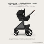 Mompush stroller car seat adapter click-in mechanism detail