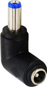 Detailed schematic view illustrating the precise dimensions of the 3 by 2.3 by 1.1 centimeter right angle adapter.