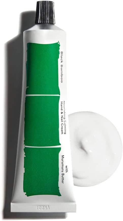 Haruharu Wonder Black Bamboo Nourishing Calming Hand and Nail Cream front view tube