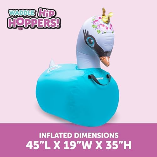 Waddle large inflatable animal hopper for outdoor play