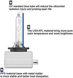 Two Sinoparcel D1S 35W replacement lamps side by side