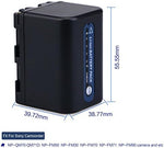Melasta 7.2 Volt rechargeable camcorder battery pack contact terminals view.