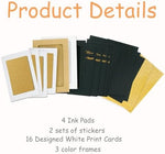 DeerZone non toxic inkless pad displaying a clear dog footprint keepsake layout