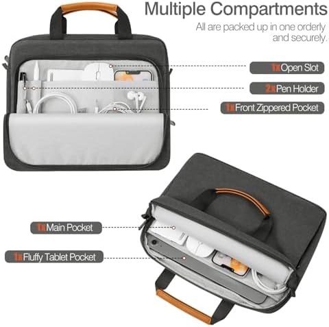 MoKo tablet carrying case displaying internal soft plush lining and shockproof padding