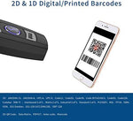 Close up view of optical scanning window reading qr code from digital screen