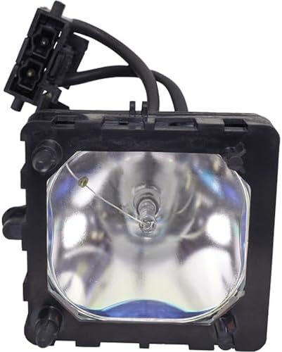 Close-up view of the internal authentic 120 Watt metal halide Philips UHP bulb inside the Jaspertronics television assembly.
