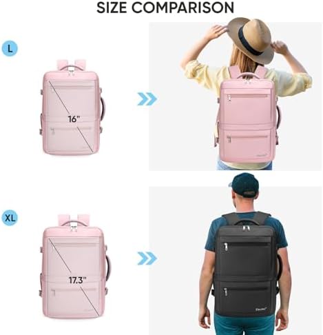 BALEINE casual rucksack side view displaying water bottle pocket and adjustable compression straps