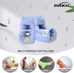 DRKLC ankle pillow showing soft cotton fabric and polyester filling