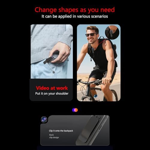 Pabxtatu 1080P HD security camcorder illustrating the manual rotation of the lens for flexible evidence capture