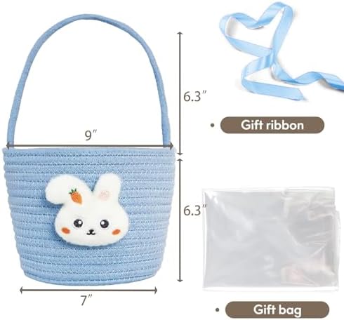 Poschnor kid friendly non toxic toy organizer basket showcasing smooth weave details.