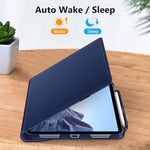 Authentic Fintie imported tablet smart cover showing portrait orientation setup.