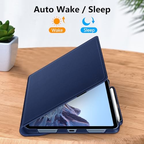 Authentic Fintie imported tablet smart cover showing portrait orientation setup.