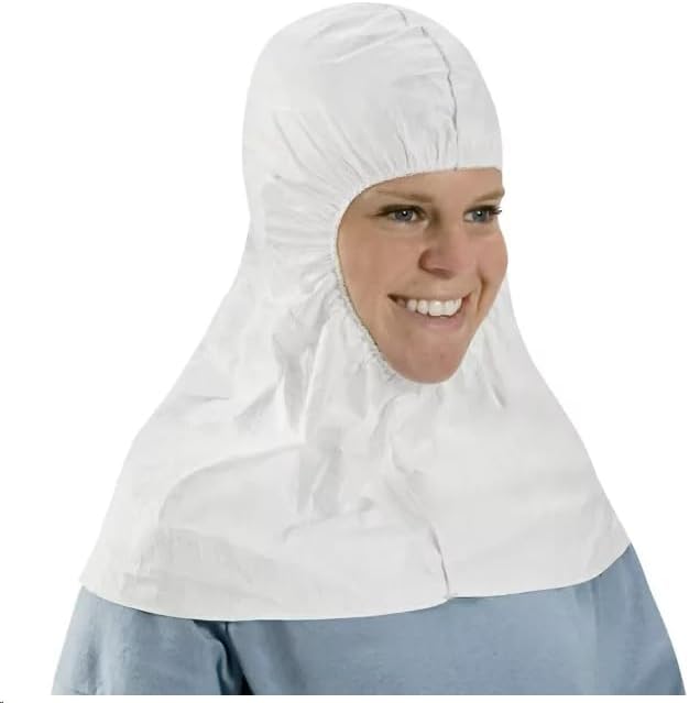 At Surgical Precept protective hood front view safety gear