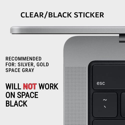 Close up view of transparent laminated vinyl macOS cheatsheet detailing Finder commands