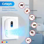 Cvtayn electronic insect and mouse repeller pack of six displayed together