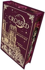 Close up of gold foil detailing on Crossed Collector's Edition cover.