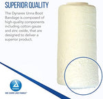 Pack of twelve Dynarex flexible compression wraps arranged in their medical shipping carton.