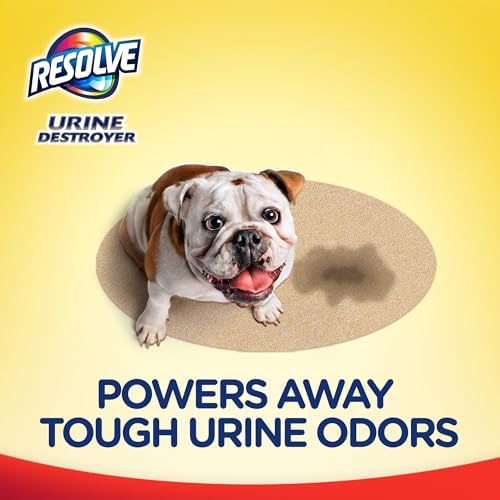 Resolve 2X concentrated carpet cleaning solution bottle for steam machines.