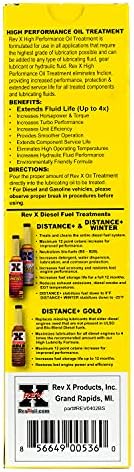 Two bottles of Rev X Stiction Fix for diesel engine maintenance