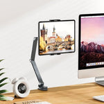 Houele aluminum alloy portable monitor stand folded completely flat for storage and travel portability