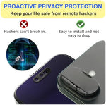 MonTelulu privacy lens protection slider in open and closed positions