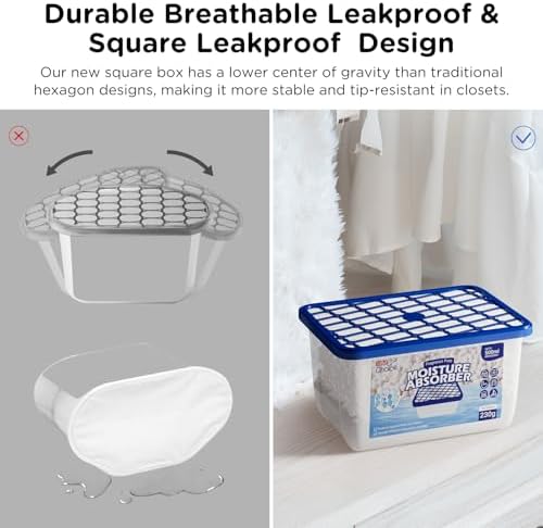 Fragrance free moisture eliminator for car and small spaces
