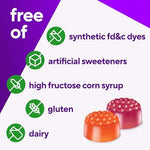 Gluten free Vitafusion Vitamin D3 imported health supplement bottle showing directions for use.