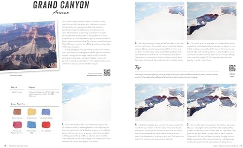 Paint the National Parks: A Watercolor Journey - Includes traceable templates and video tutorials - Image 7
