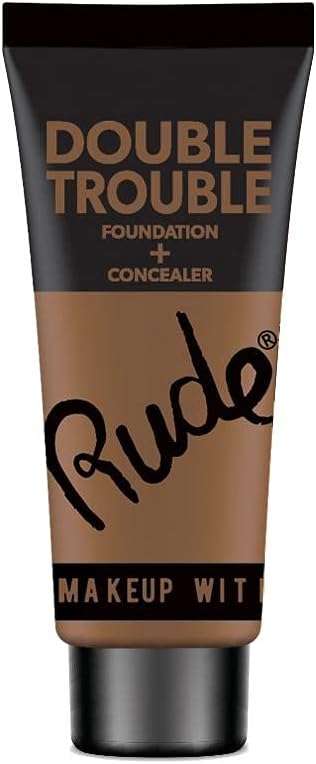 Rude Double Trouble Foundation Natural 06 container side profile