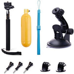 TEKCAM yellow floating handle grip for water sports camera buoyancy