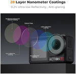 Screw-on installation method for K&F Concept DJI Action filters