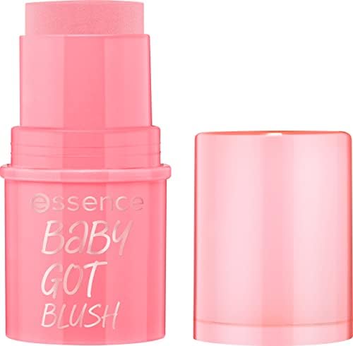 Essence Cosmetics Baby Got Blush Stick 10 Tickle Me Pink front view cream blush stick