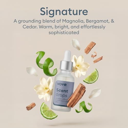 Vove Signature Laundry Drops essential oil blend for dryer balls.