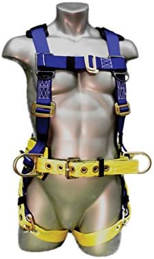 Elk River 75304 WorkMaster Polyester/Nylon 3 D Ring Harness with Tongue Buckles, X-Large - Image 2