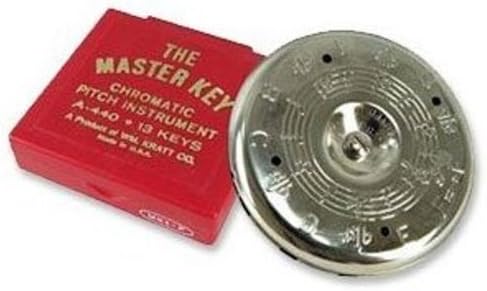 Kratt Master Key F to F pitch pipe front view acoustic tuning accessory