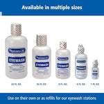 PhysiciansCare sterile isotonic buffered solution nozzle detail for precise eye rinsing
