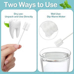 Singhoow 3D wave gauze head design for 360 degree newborn mouth cleaning.